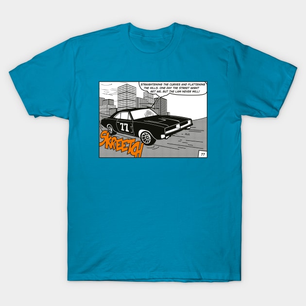 skreetch Dodge Charger T-Shirt by bworkdesign